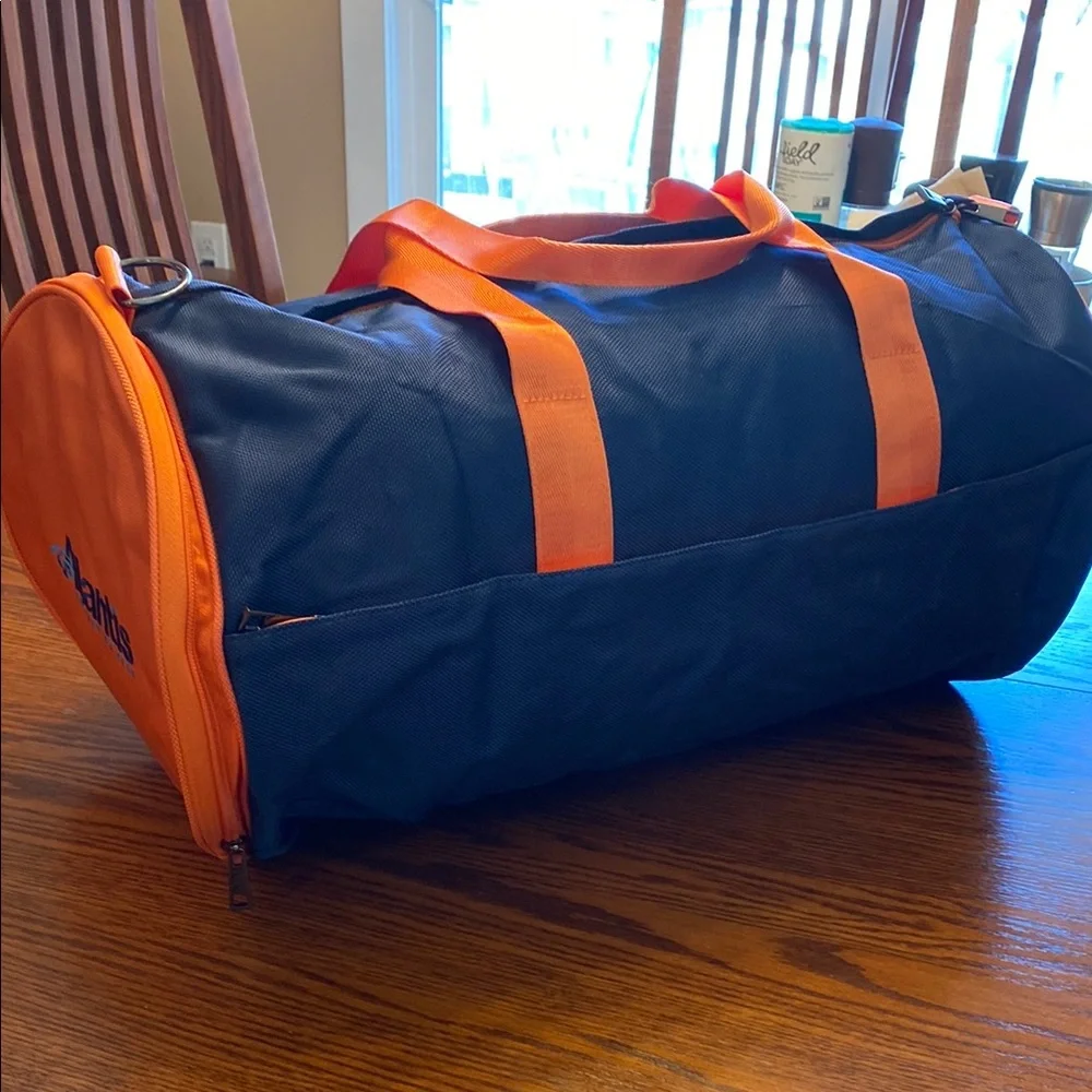 Atlantis Orange and Black Duffel Bag - Picture 2 of 4